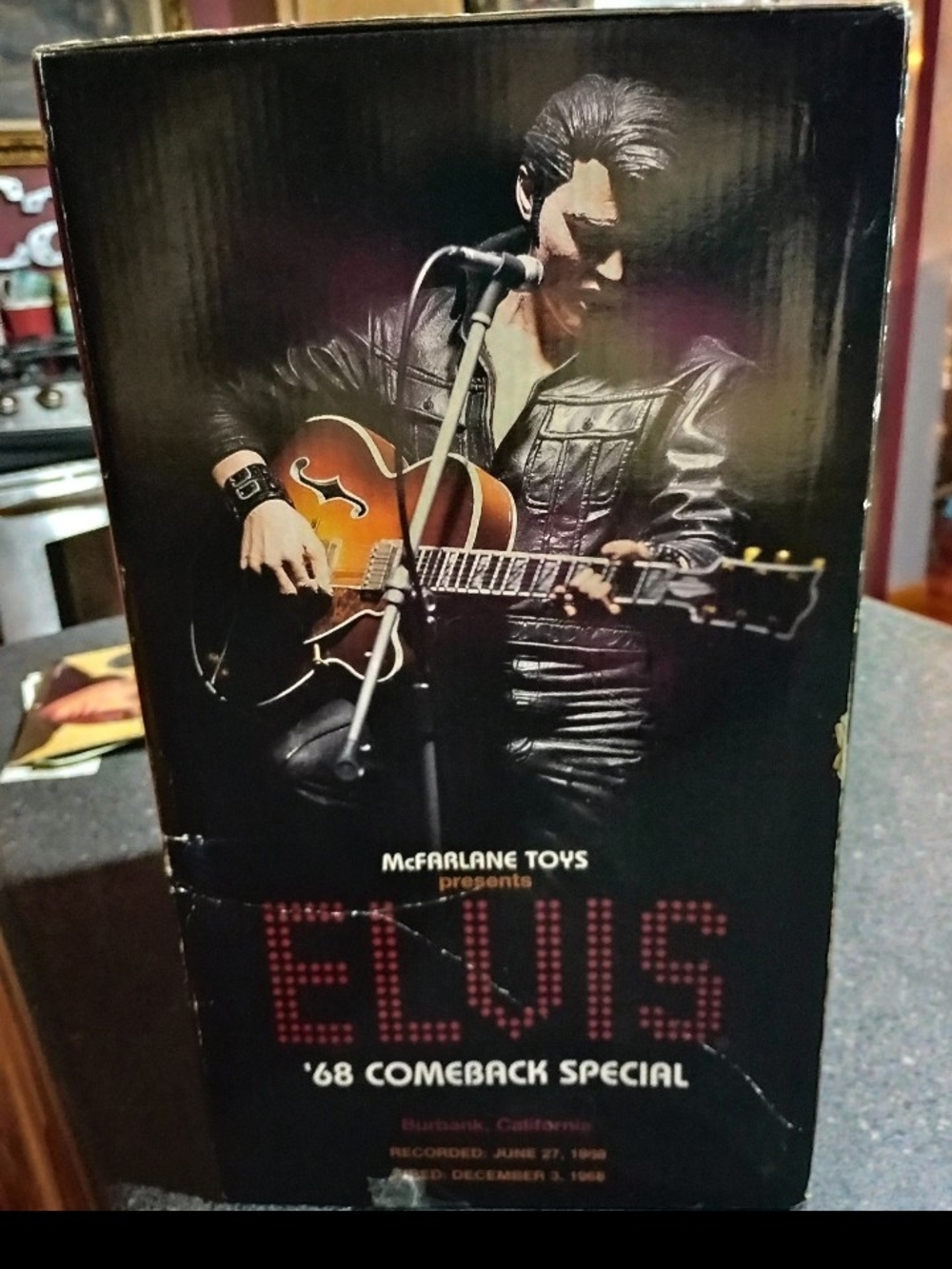 McFarlane Toys Elvis '68 Comeback Special Figure - Black and Brown